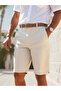 Erkek Regular Fit Chıno Şort - 4