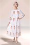 Girl's Long Length Cotton Linen Hijab Dress