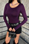 Women's Plum Princess Collar Blouse - 4