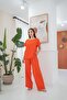 Orange T-Shirt and Pants Set - 2