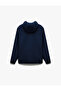 Long Sleeve Slim Fit Hooded Seasonal Jacket with Zipper Pocket - 4