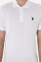 Men's Slim Fit Polo Neck White Basic T-Shirt 50297984 -Vr013 - 6