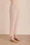 Detailed Woven Carrot Trousers with Elastic Waist - 5