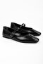 Women's Sore Black Skin Ballerinas