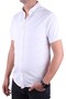 Twister 1853 White Short Sleeve Casual Cotton Men's Shirt - 3