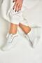 U 702020709   White Thick Sole Sports Shoes Sneakers - 3