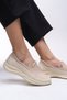 Giselynor Women's Sports Ballerinas 0012405 Beige - 5