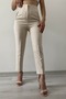 High Waist Pleated Orazio Carrot Pants - 3