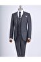 Italian Style Slim Fit Men Jacket Vest Pants Suit Black T9122 - 7