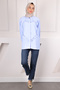 Baby Blue Front Heart Ruffle Shirt - 3