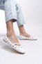 Thelmurn Women's Ballerinas 0012900 White Skin - 4