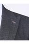 Italian style slim fit jacket vest pants suit black T10339 - 4