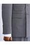Italian Style Slim Fit Patterned Double Breasted Jacket Pants Suit Black T11693 - 6