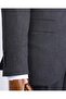 Italian style slim fit jacket vest pants suit black T10339 - 6