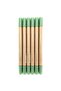 قلم الخط مطلي معدني، قطع مسطح، Ms8400-Green رقم: 121-علبة بها 6 قطع - 2