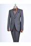 Italian Style Gray Slim Fit 8 Drop Jacket Vest Pants Set - T13360 - 4