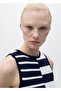 Striped knitwear dress - 8