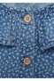 Peter Pan Collar Denim Dress - 3