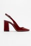 PESCA Maroon Patent Leather Women's Shoes - 6
