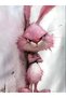 Fun Cartoon Style Rabbit Printed Design, Comfortable and Fashionable Style, Women's Fashion Top, - 3