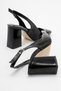 PESCA Black Patent Leather Women's Shoes - 5