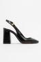 PESCA Black Leather Women's Shoes - 6
