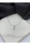 Set of 2 Red Snow White Heart & Sword Steel Necklace - 3