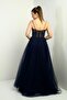 Women's Rope Strap Lined Chest Pleated Beading Embroidered Long Princess Dress - 4