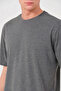 Men's 24/1 Plain a Quality Oversize T-Shirt - Anthracite - 3