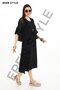 Italian Fringe Detailed Muslin Linen Slit Dress - Blouse & 2-Piece Set - 4