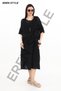 Italian Fringe Detailed Muslin Linen Slit Dress - Blouse & 2-Piece Set - 6