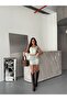 Trend Denim Jean Crop Skirt Set-Trend Disgraced Denim Jean Crop Skirt Set - 7