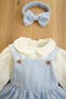 X Silk Atlas Long Sleeve Ruffled Bandana Muslin Dress - 2