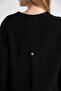 Long Sleeve Asu Summer Muslin Blouse Black Black - 2