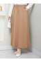 Slim Denim Linen Fabric Long Skirt - 5