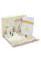 Dowry Prayer Rug Set, Suitable for the Bride's Bundle, Religious Ramadan Gift, 6-Piece Worship Set, Cream