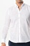 Ada Şile Bezi Long Sleeve Summer Men's Shirt White 3001 - 3