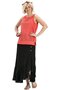 Sleeveless Poplin Zeyno Summer Blouse Mercan Mrcn - 7