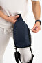 Unisex Linen Fabric Waterproof Bag, Black - 4