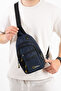 Unisex Linen Fabric Waterproof Bag, Black - 3