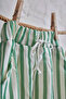 Muslin Trousers Green Striped