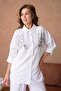 Bead Embroidered Linen Suit - 4