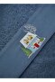 Mountain House Embroidered Cotton Indigo Towel (50X90)