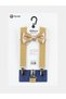 Mustard Color Kids Pants Suspender Bow Tie Set for 1-9 Years Old Birthday Costume