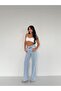 Snow Washed Wide Leg Trousers