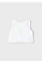 Girl's Pleated Detailed Blouse 4-8 Years White