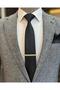 Italian Style Slim Fit Mono Collar Men's Jacket Black T10747 - 6
