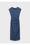 Straight Dress with Draped - 3