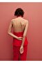 Linen Halter Collar Vest - 4