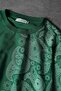 Men's Semi Mussel Pattern Printed Oversize T-shirt - 4